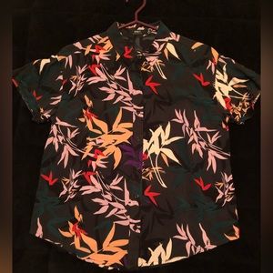 Womens obey button up shirt